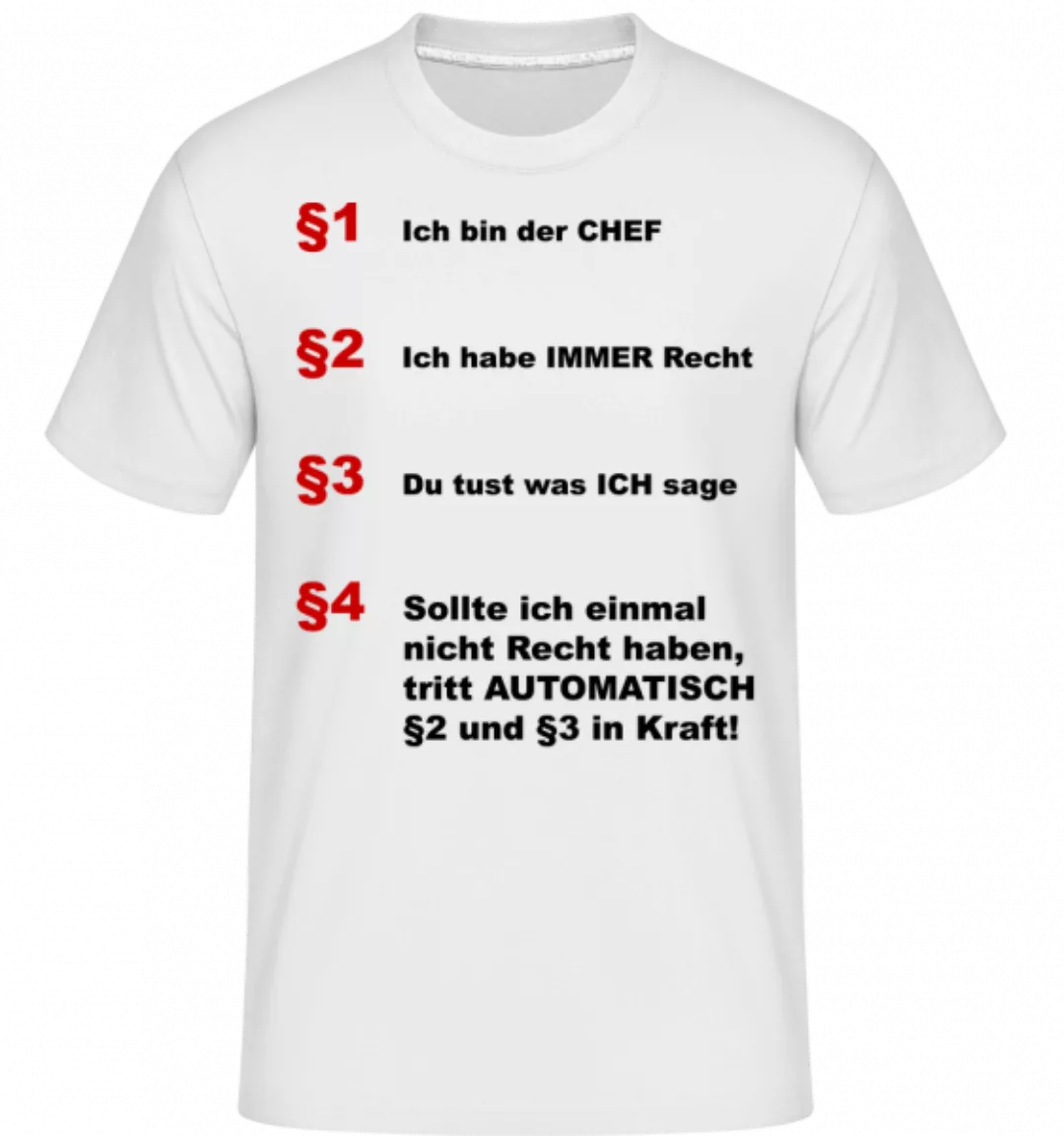 Ich Bin Der Chef · Shirtinator Männer T-Shirt günstig online kaufen