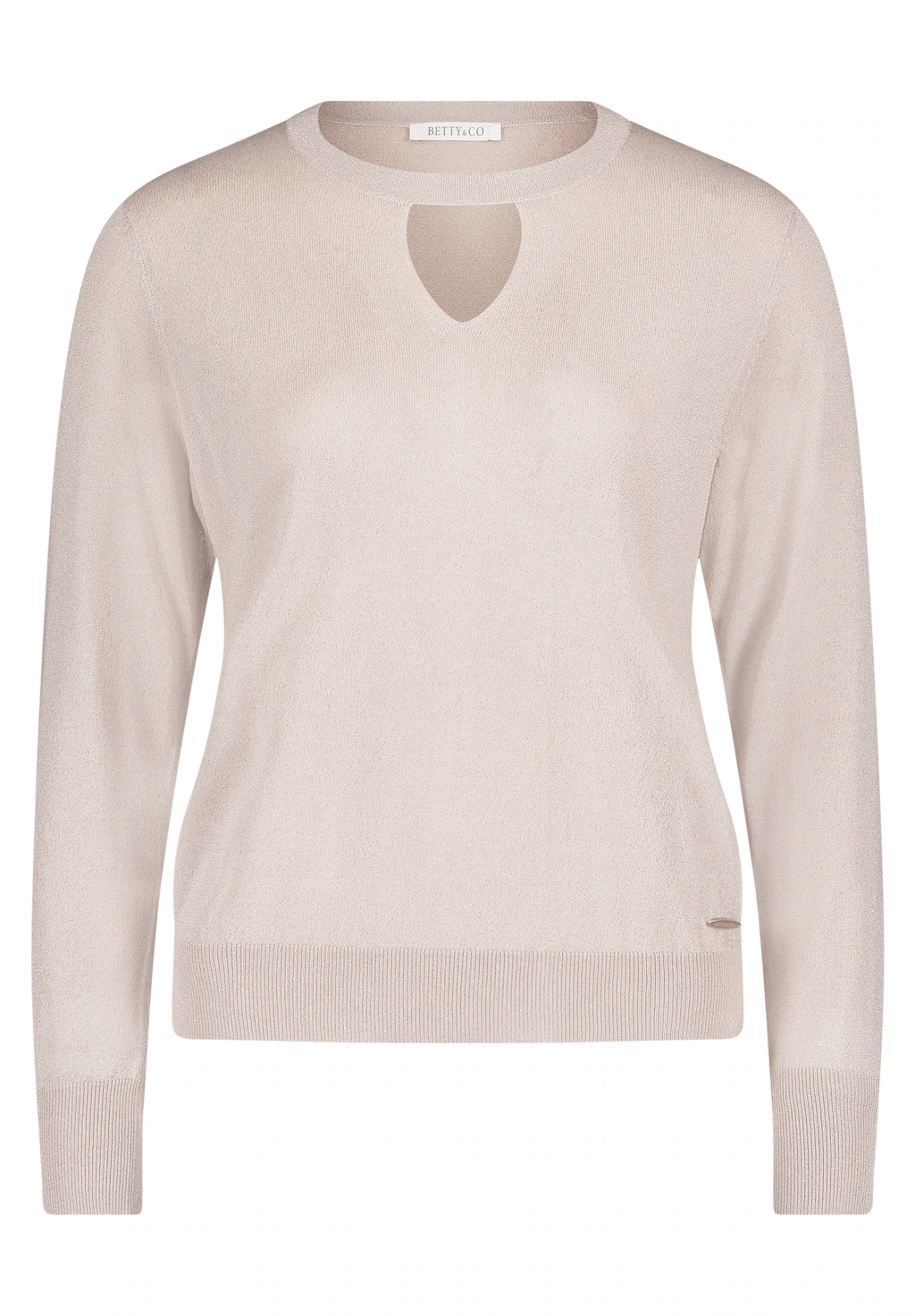 Betty&Co Strickpullover "Betty & Co Strickpullover mit Lurexfaden", Cut-Out günstig online kaufen