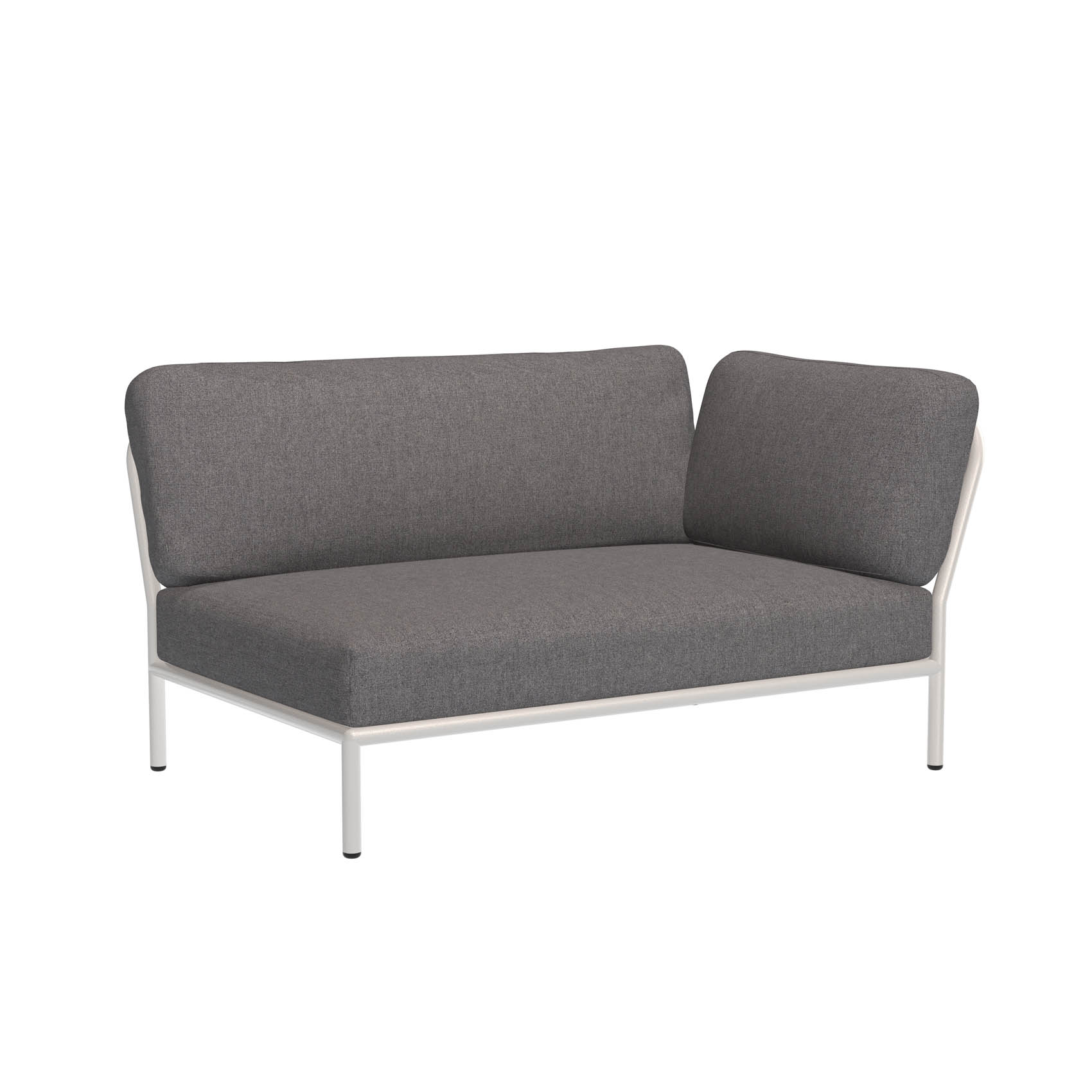 LEVEL Outdoor Sofa Lounge-Modul 2 Schiefer Weiß Rechts günstig online kaufen