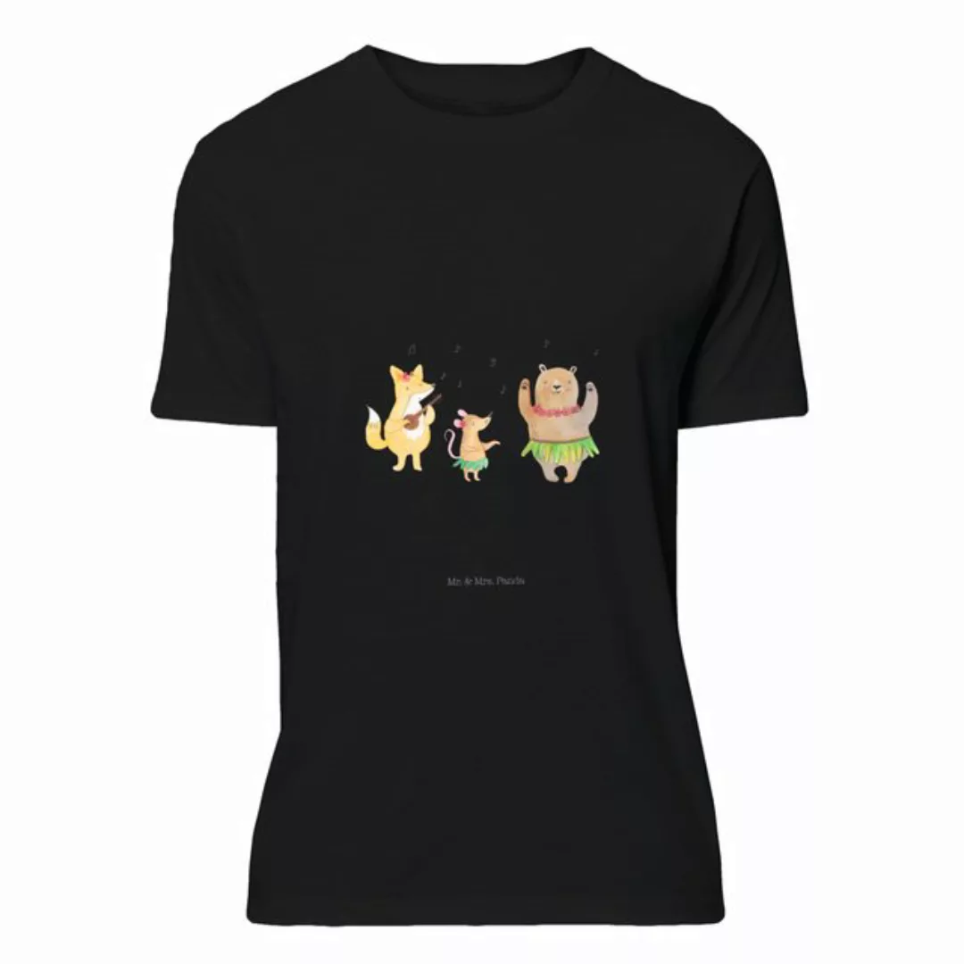 Mr. & Mrs. Panda T-Shirt Waldtiere Aloha - Schwarz - Geschenk, Hase, gute L günstig online kaufen