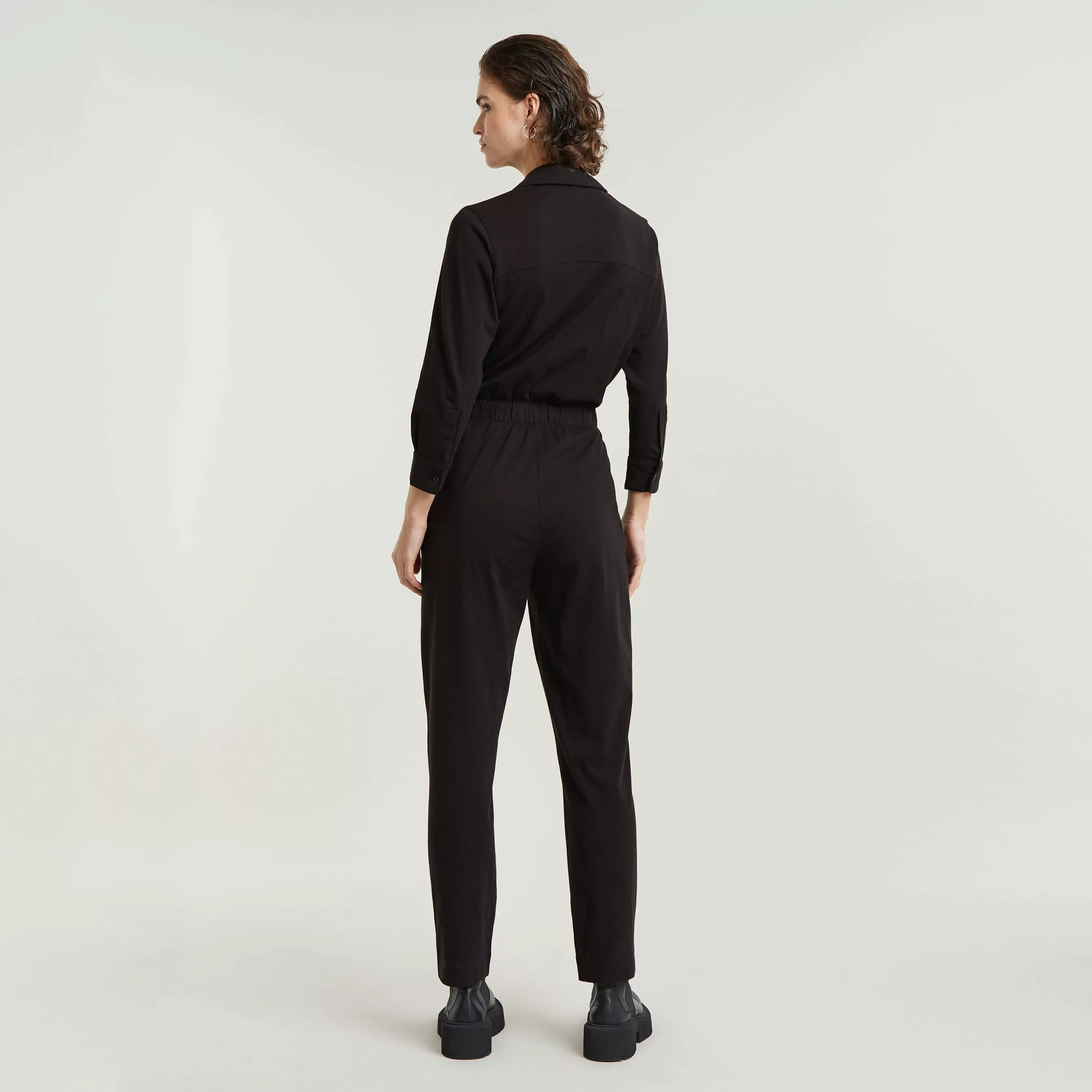 G-STAR Jumpsuit Shirt Jumpsuit elastische Taille mit Knopf günstig online kaufen