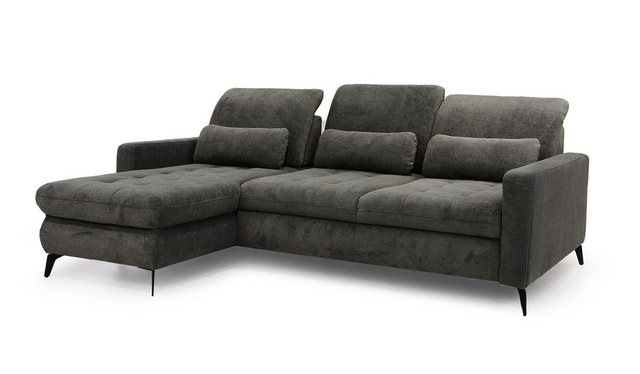 Hygger Möbelhaus Ecksofa Nice mit Bettfunktion, Inkl. Sitztiefenverstellung günstig online kaufen