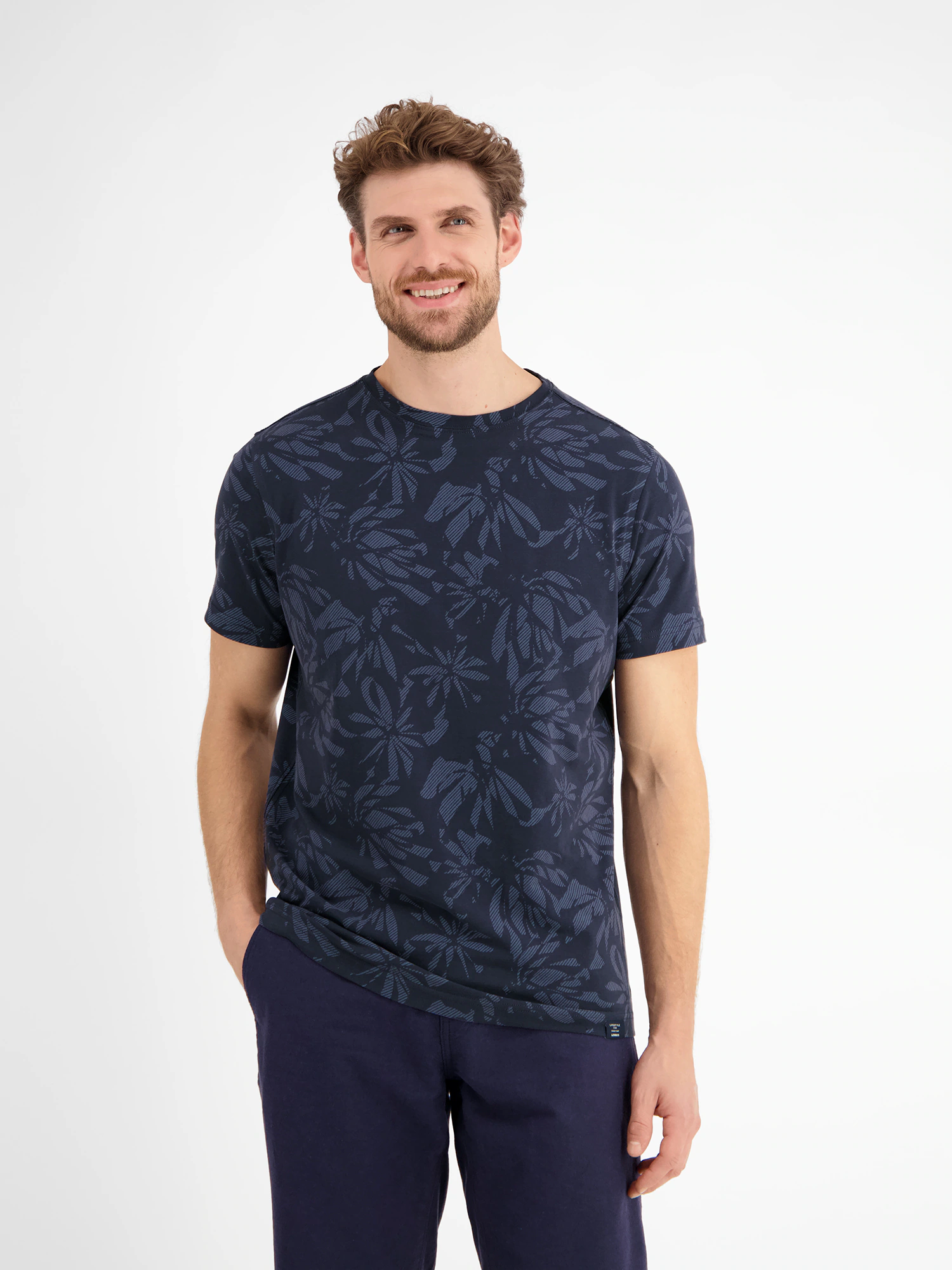 LERROS T-Shirt "LERROS T-Shirt mit Stretchanteil" günstig online kaufen
