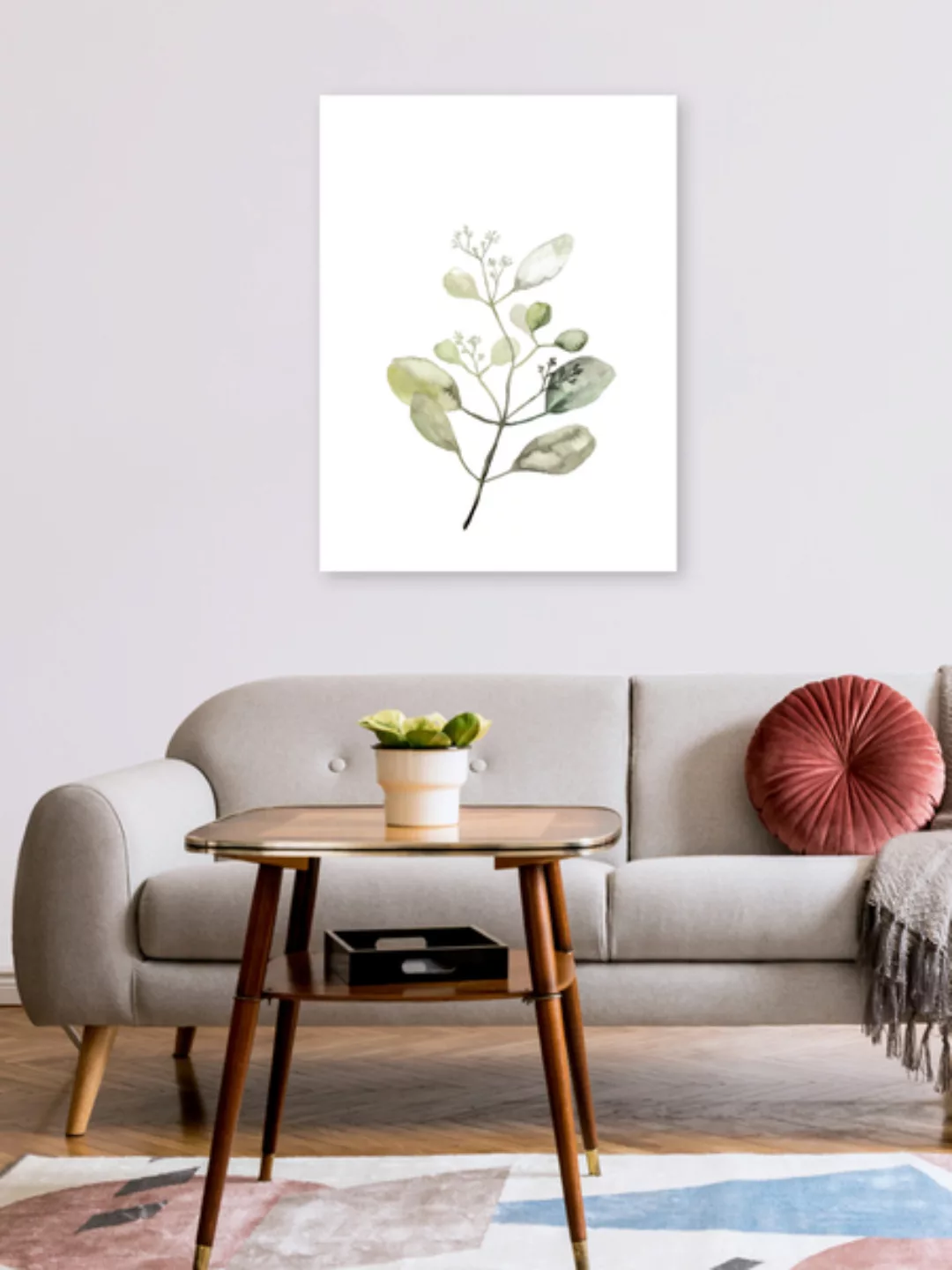 Poster / Leinwandbild - Botanicals Eucalyptus günstig online kaufen