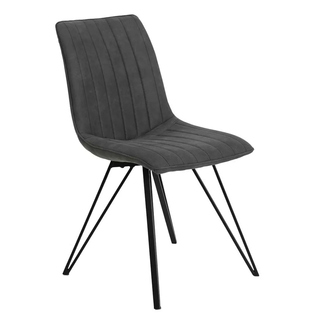 Esstisch Stühle mit Gestell aus Metall 49 cm Sitzhöhe (Set) günstig online kaufen