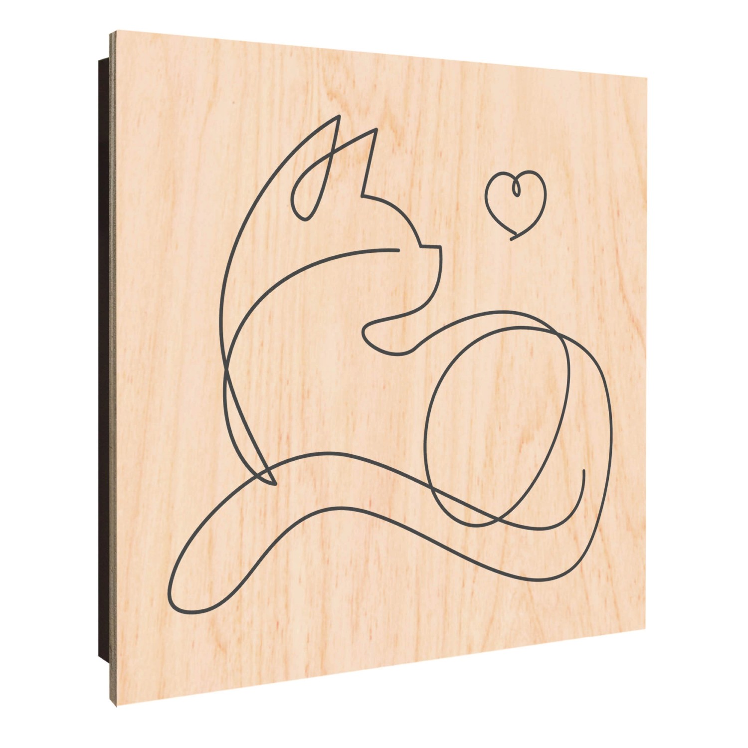 Banjado Großer Schlüsselkasten Holz 30x30cm Schwarz Scharnier Links 50 Hake günstig online kaufen