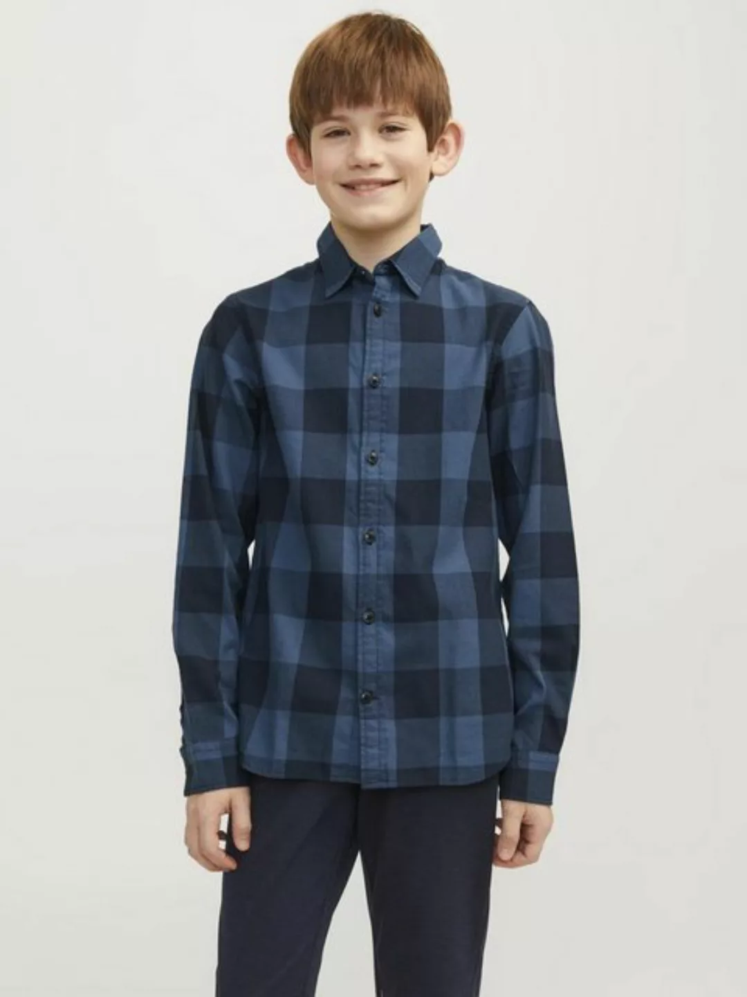 Jack & Jones Junior Karohemd JJEGINGHAM TWILL SHIRT L/S NOOS JNR günstig online kaufen