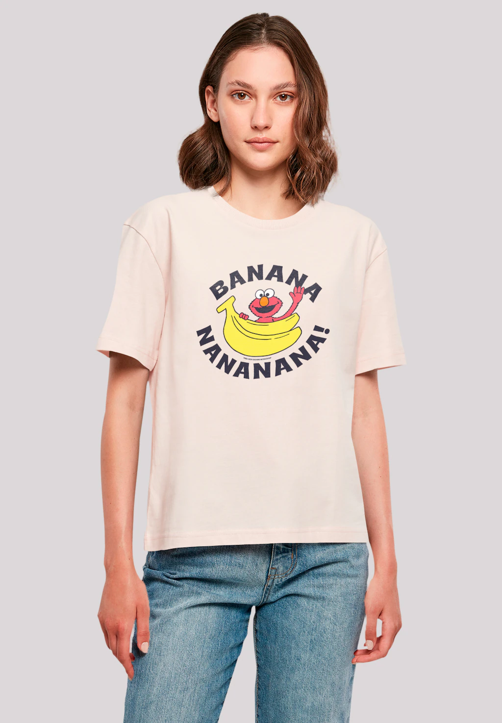 F4NT4STIC T-Shirt "Sesamstraße Elmo Banana", Premium Qualität günstig online kaufen