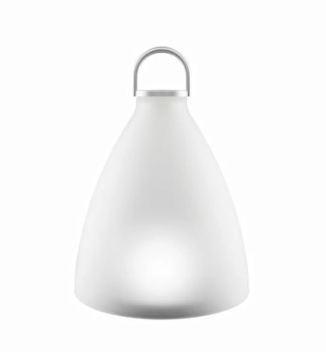 Outdoor-Solarlampe Sunlight Bell Large glas weiß / LED - Glas - H 30 cm - E günstig online kaufen