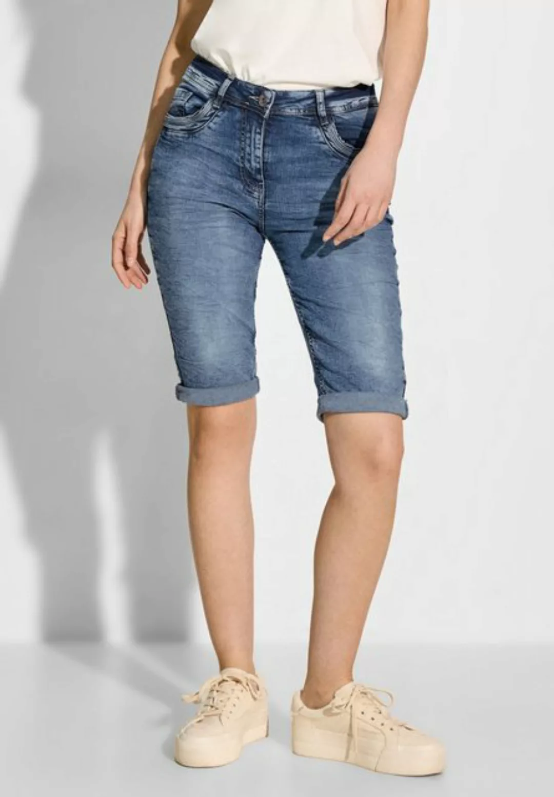 Cecil Bermudas Toronto Jeans Shorts mit dekorativen Nähten günstig online kaufen