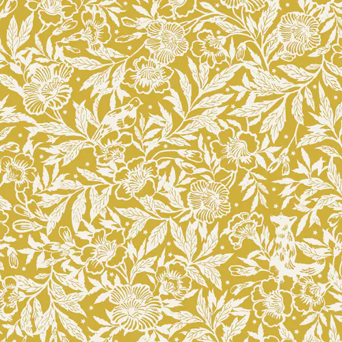 Joules Vliestapete »Twilight Ditsy Antique Gold«, floral, floral günstig online kaufen