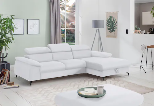 COTTA Polstergarnitur »Komaris L-Form«, (Set), Set bestehend aus: Ecksofa m günstig online kaufen