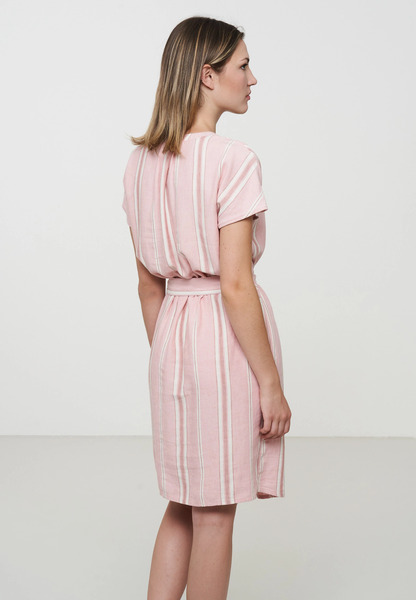 Kleid Aus Lenzing Ecovero/leinen Mix | Dress Fennel Stripes Recolution günstig online kaufen