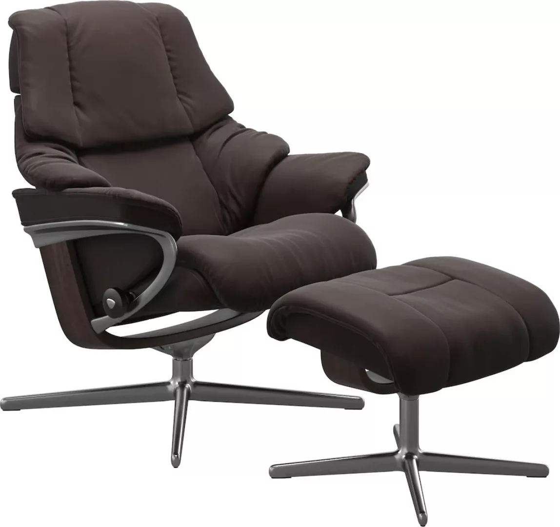 Stressless Fußhocker "Reno", mit Cross Base, Größe S, M & L, Holzakzent Wen günstig online kaufen