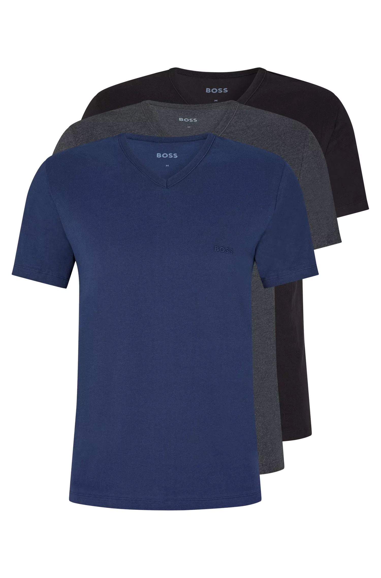 BOSS T-Shirt BOSS Herren V-Neck T-Shirt, 3er Pack Classic, Assorted 999 günstig online kaufen