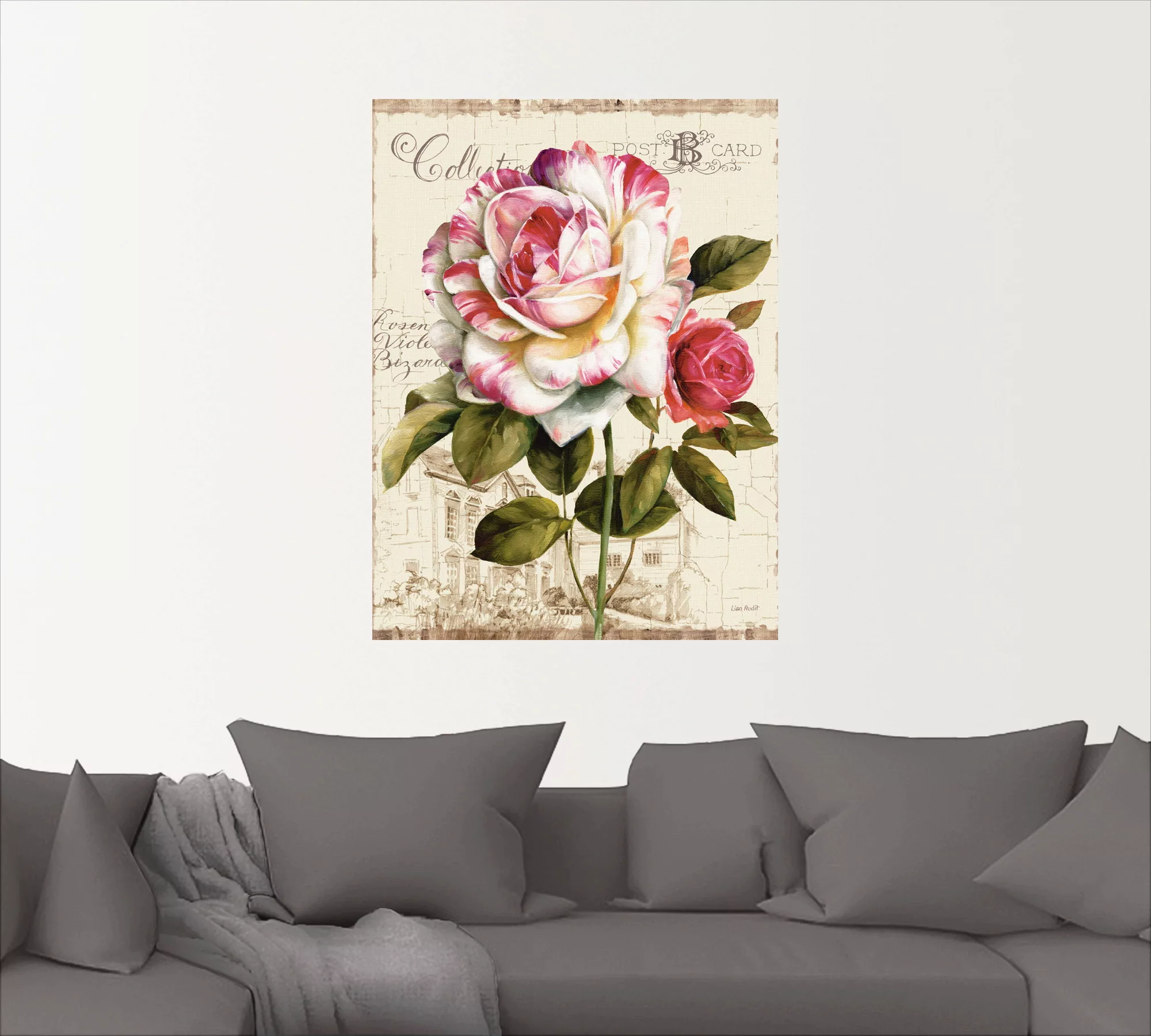 Artland Wandbild »Garten Blick III«, Blumen, (1 St.), als Wandaufkleber in günstig online kaufen