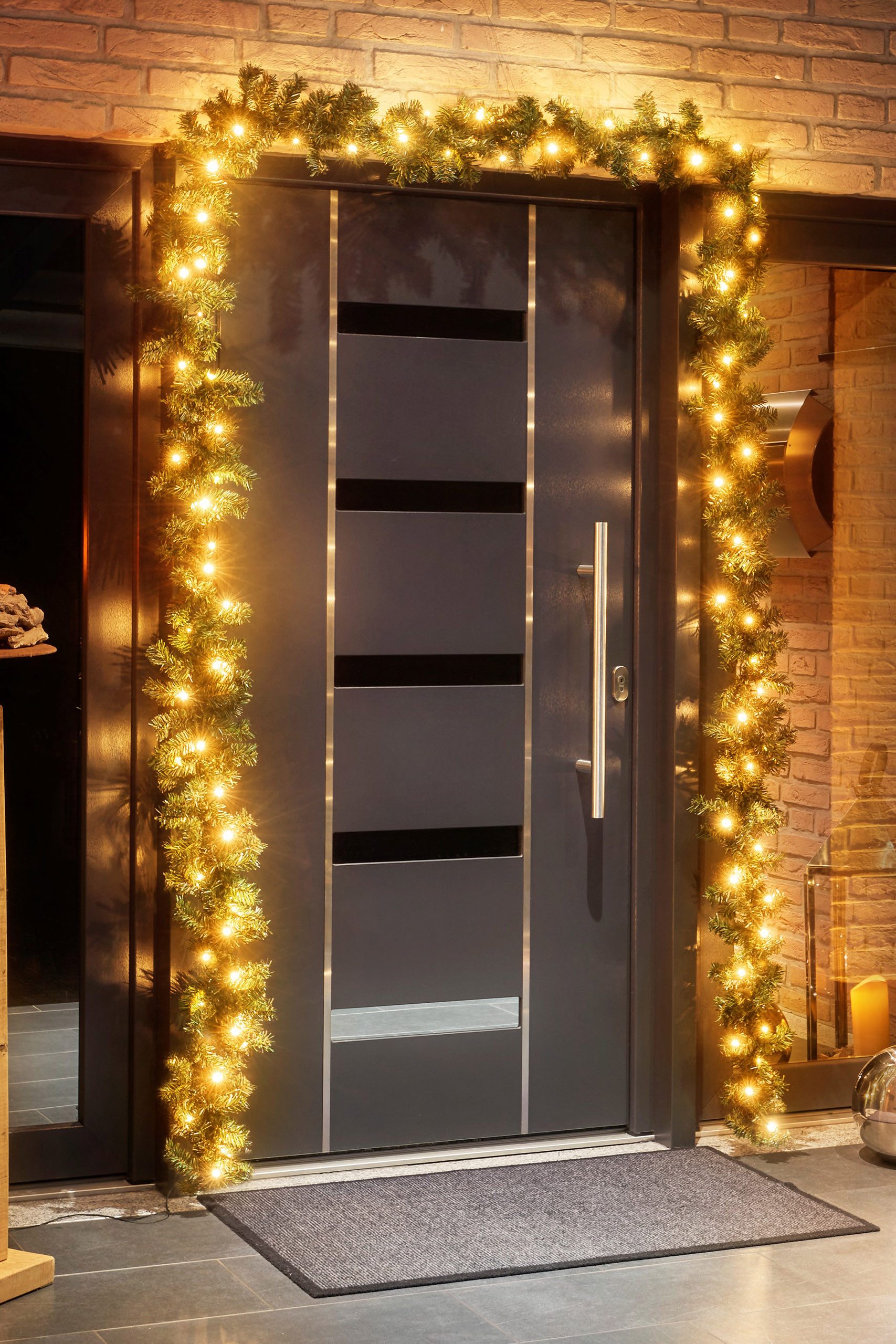 Kunstgirlande 5m Tannengirlande, 80er LED Lichterkette günstig online kaufen