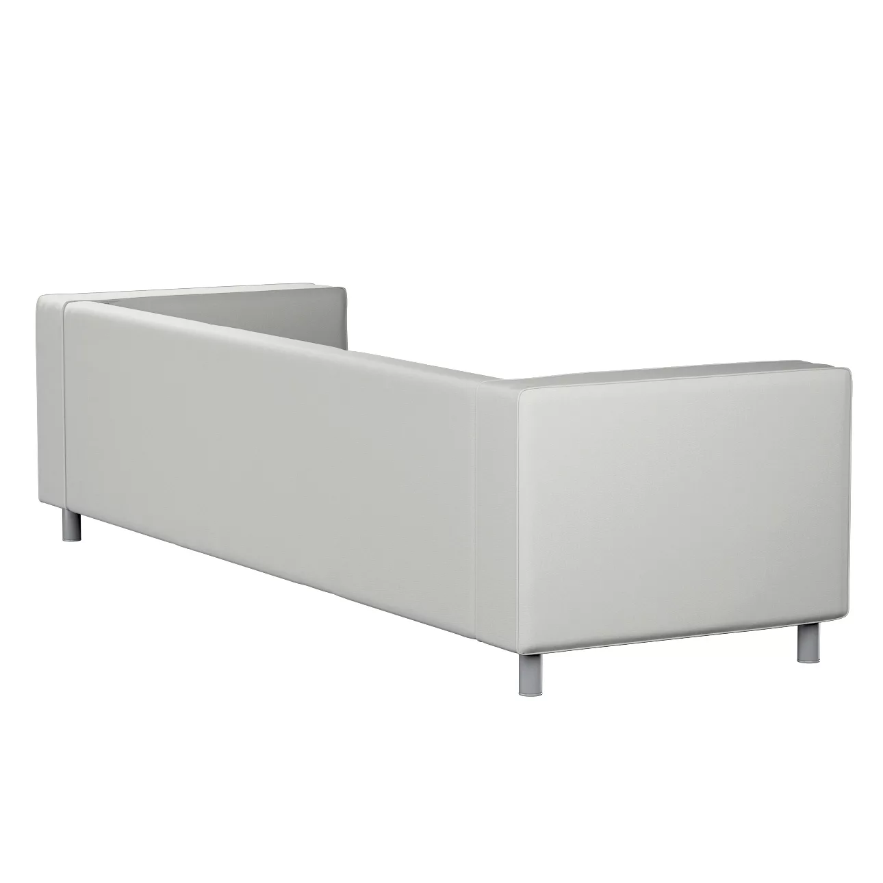 Bezug für Klippan 4-Sitzer Sofa, hellgrau, Bezug für Klippan 4-Sitzer, Etna günstig online kaufen