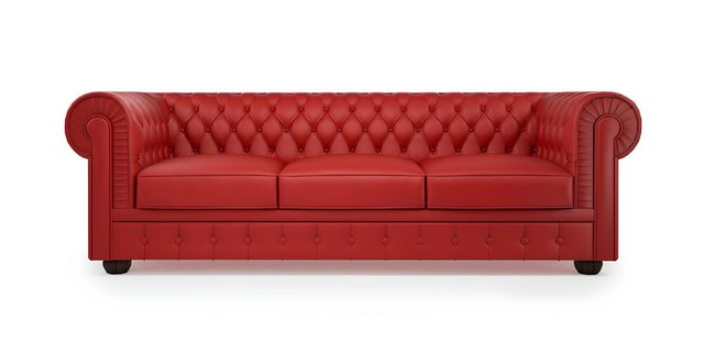 Xlmoebel Sofa Großes Sofa mit 3 Sitzen in Chesterfield-Stil, Polsterung aus günstig online kaufen