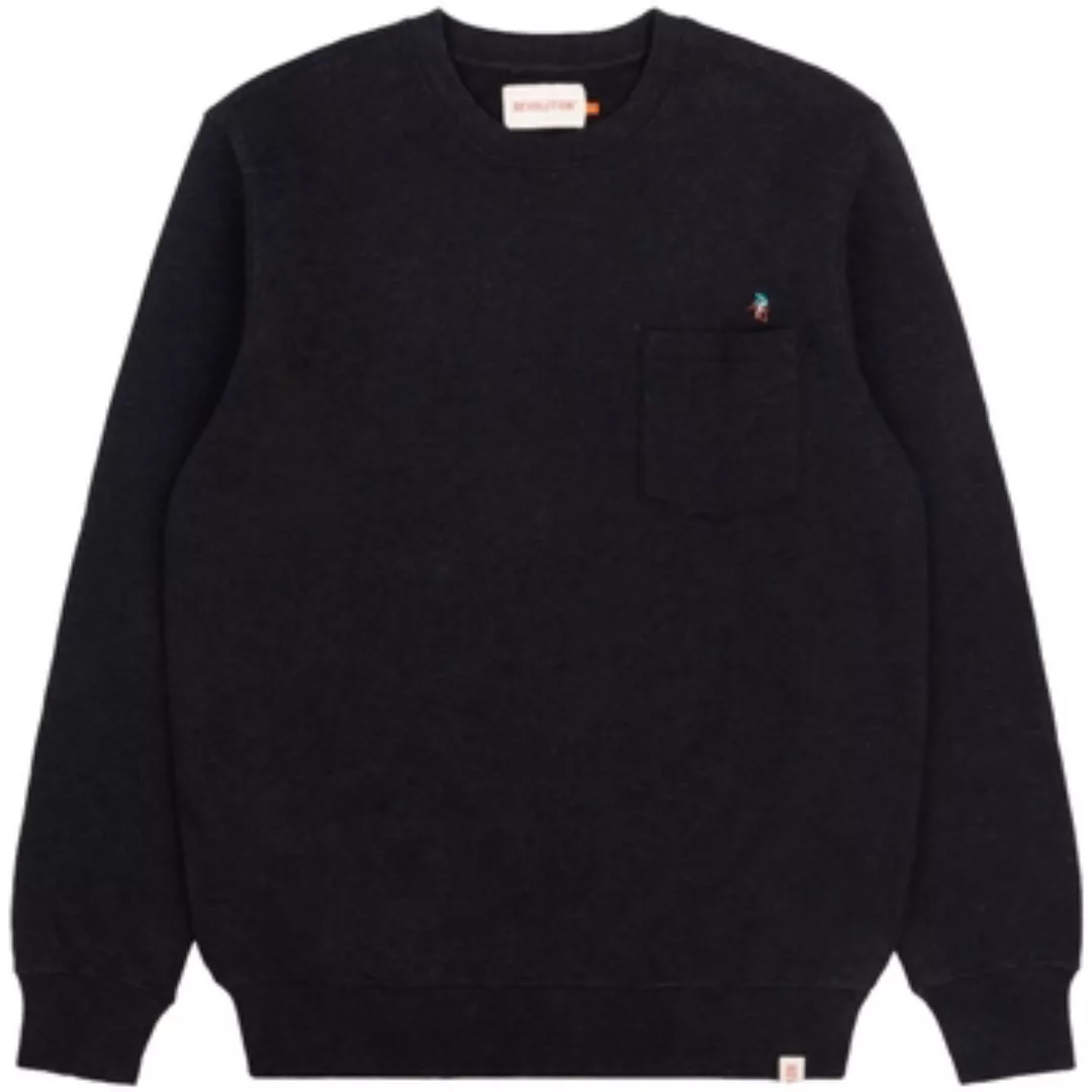 Revolution  Sweatshirt Regular Crewneck Sweatshirt 2731 - Black günstig online kaufen