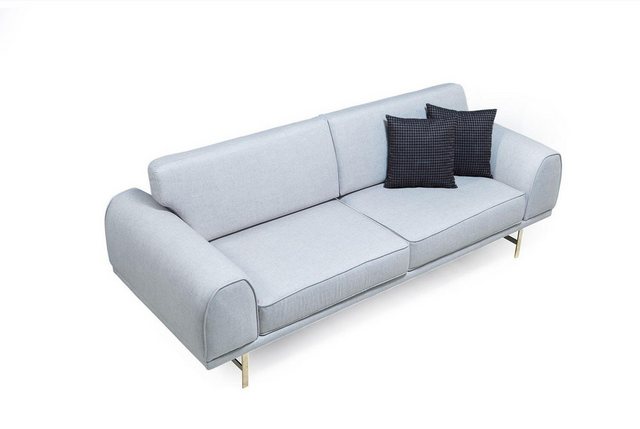 Xlmoebel Sofa Stilvolle Schwarz-Weiße Sofagarnitur mit einem Drei-Sitzer, H günstig online kaufen