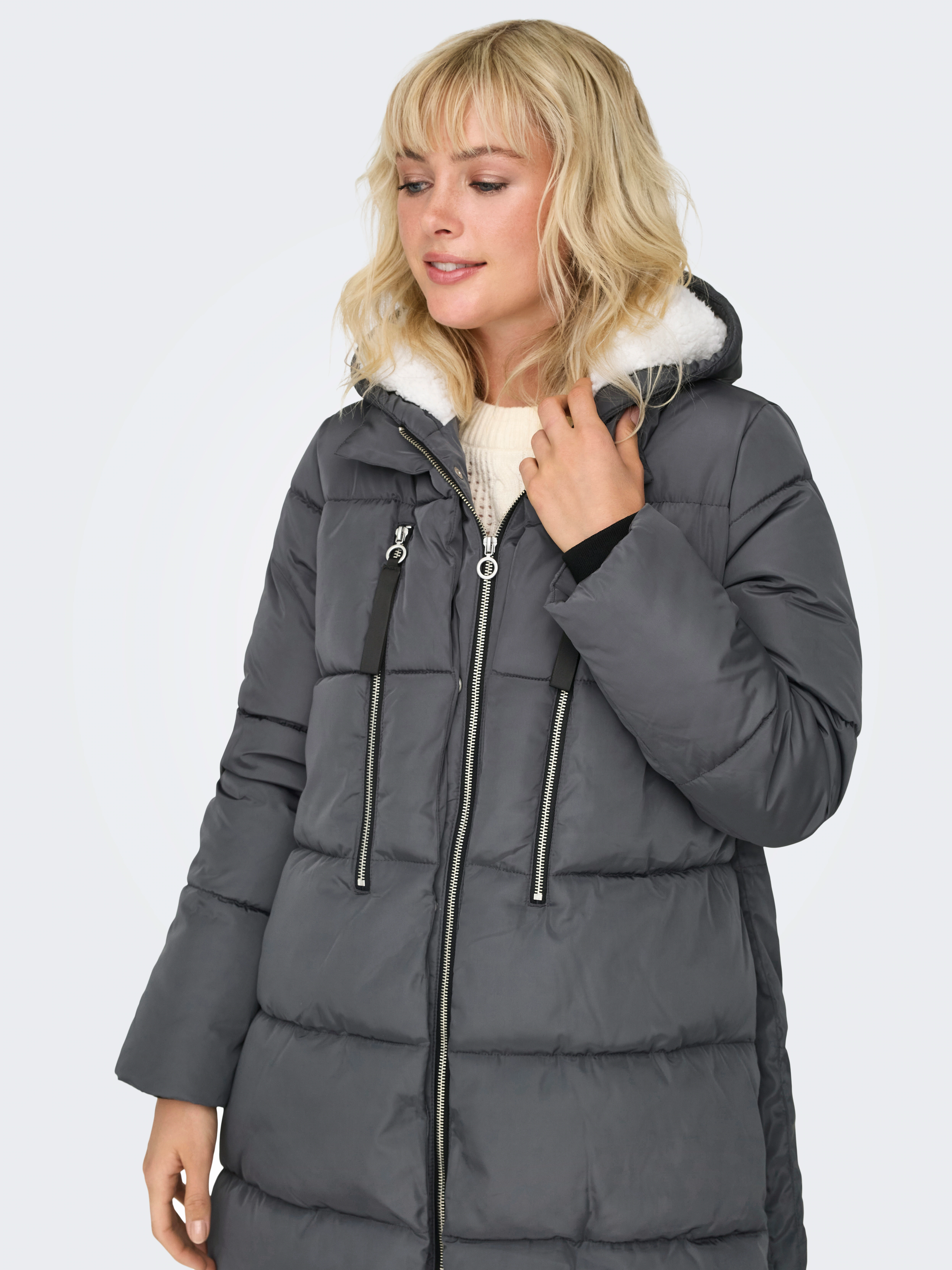 ONLY Steppmantel "ONLNEWNORA LONG PUFFER COAT LIFE CC OTW" günstig online kaufen