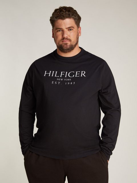 Tommy Hilfiger Big & Tall Longsleeve BT-BIG HILFIGER LS TEE-B mit großem Pr günstig online kaufen