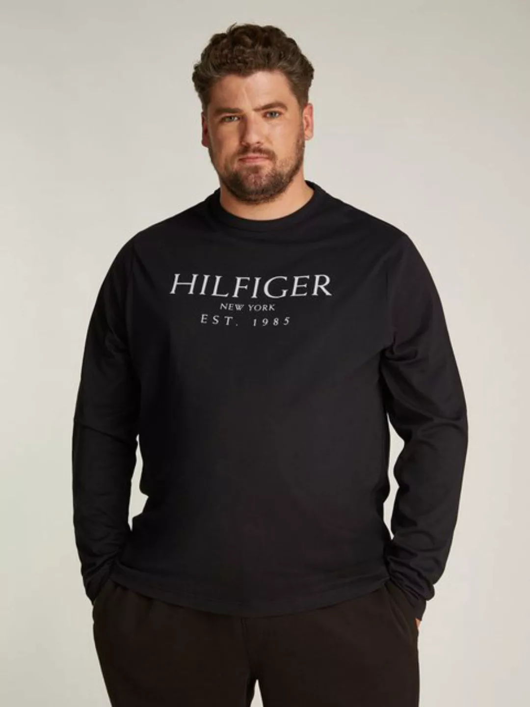 Tommy Hilfiger Big & Tall Longsleeve "BT-BIG HILFIGER LS TEE-B", mit großem günstig online kaufen