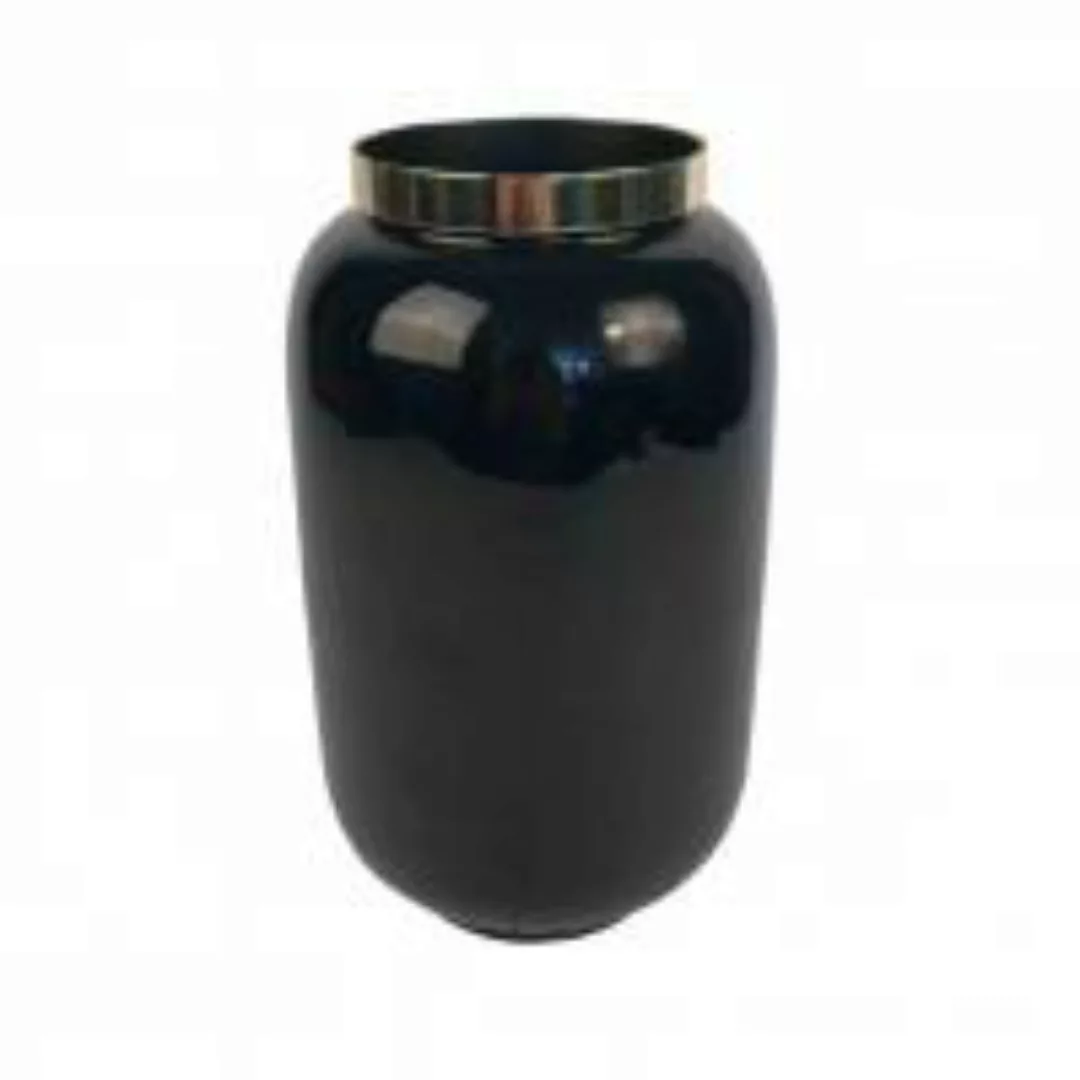 Saigon Vase S, schwarz/goldfarben günstig online kaufen