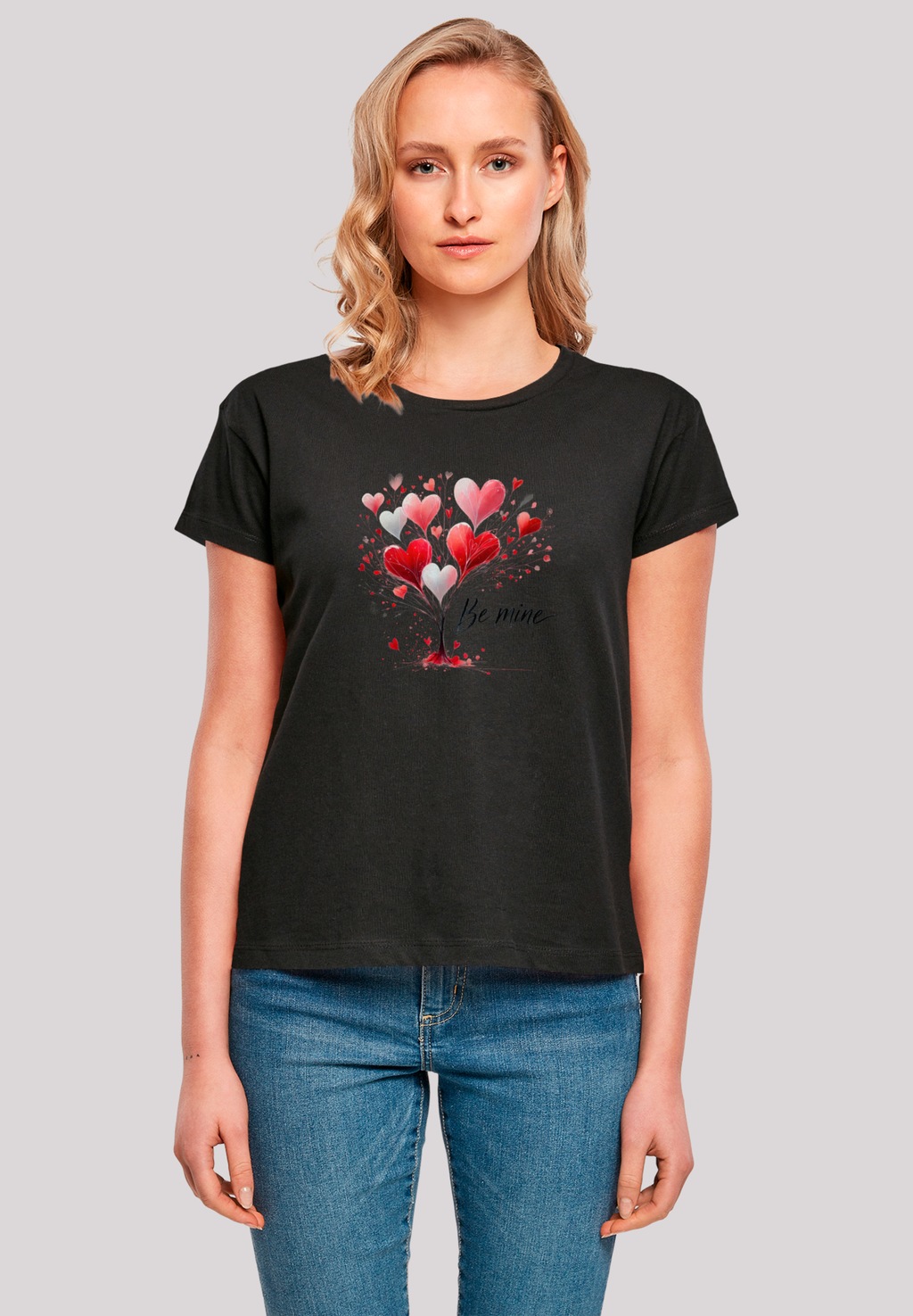 F4NT4STIC T-Shirt "Herzbaum Be Mine", Premium Qualität günstig online kaufen