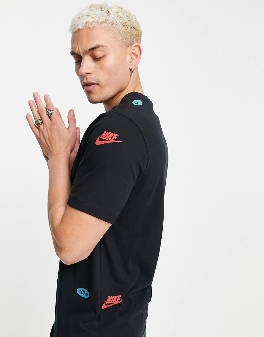 Nike – DNA – T-Shirt in Schwarz mit Logo günstig online kaufen