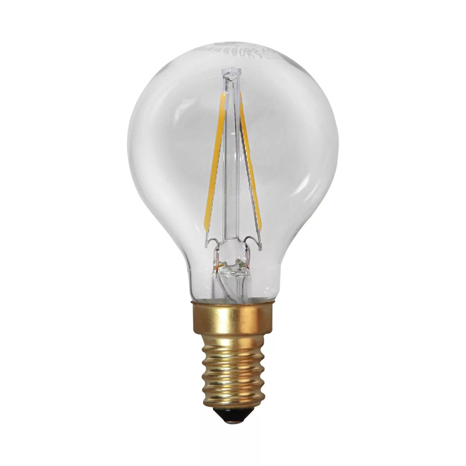 LED-Leuchtmittel E14 P45 Filament 1,5W 2.100 K 120 Lumen günstig online kaufen