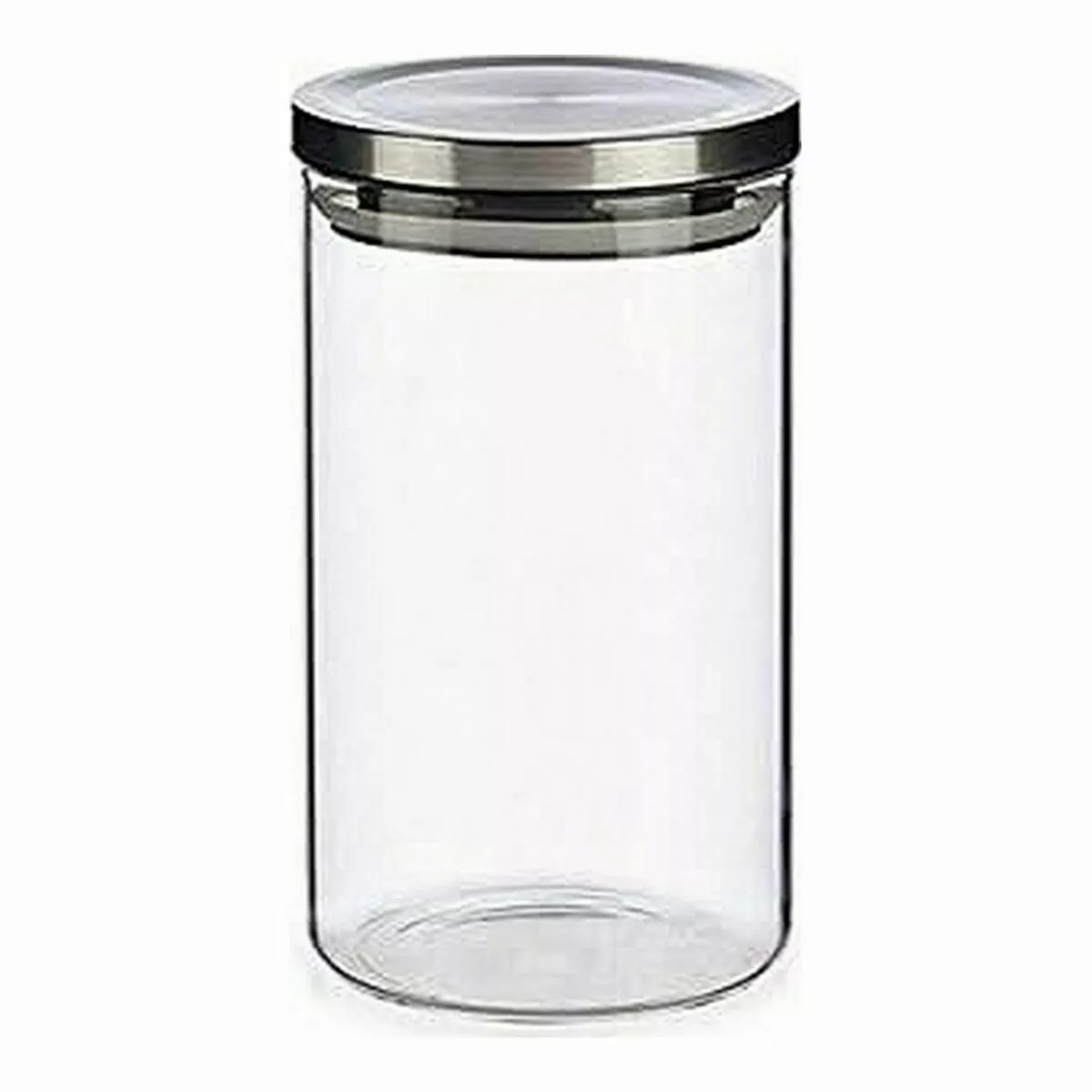 Topf Silberfarben Durchsichtig Stahl Silikon Glas Polypropylen (1 L) (10,2 günstig online kaufen