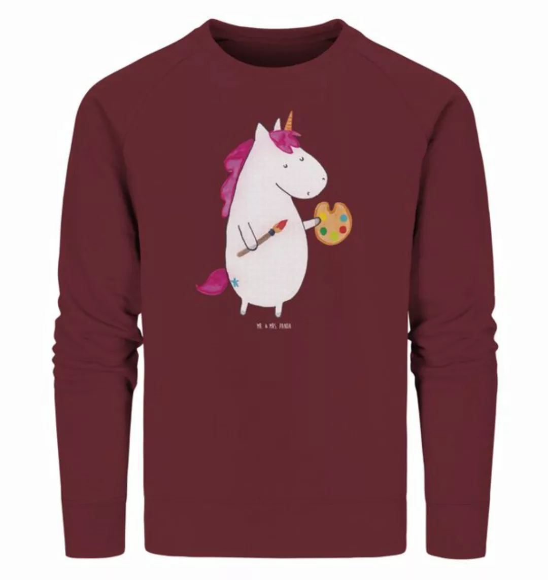 Mr. & Mrs. Panda Longpullover Größe XXL Einhorn Künstler - Burgundy - Gesch günstig online kaufen