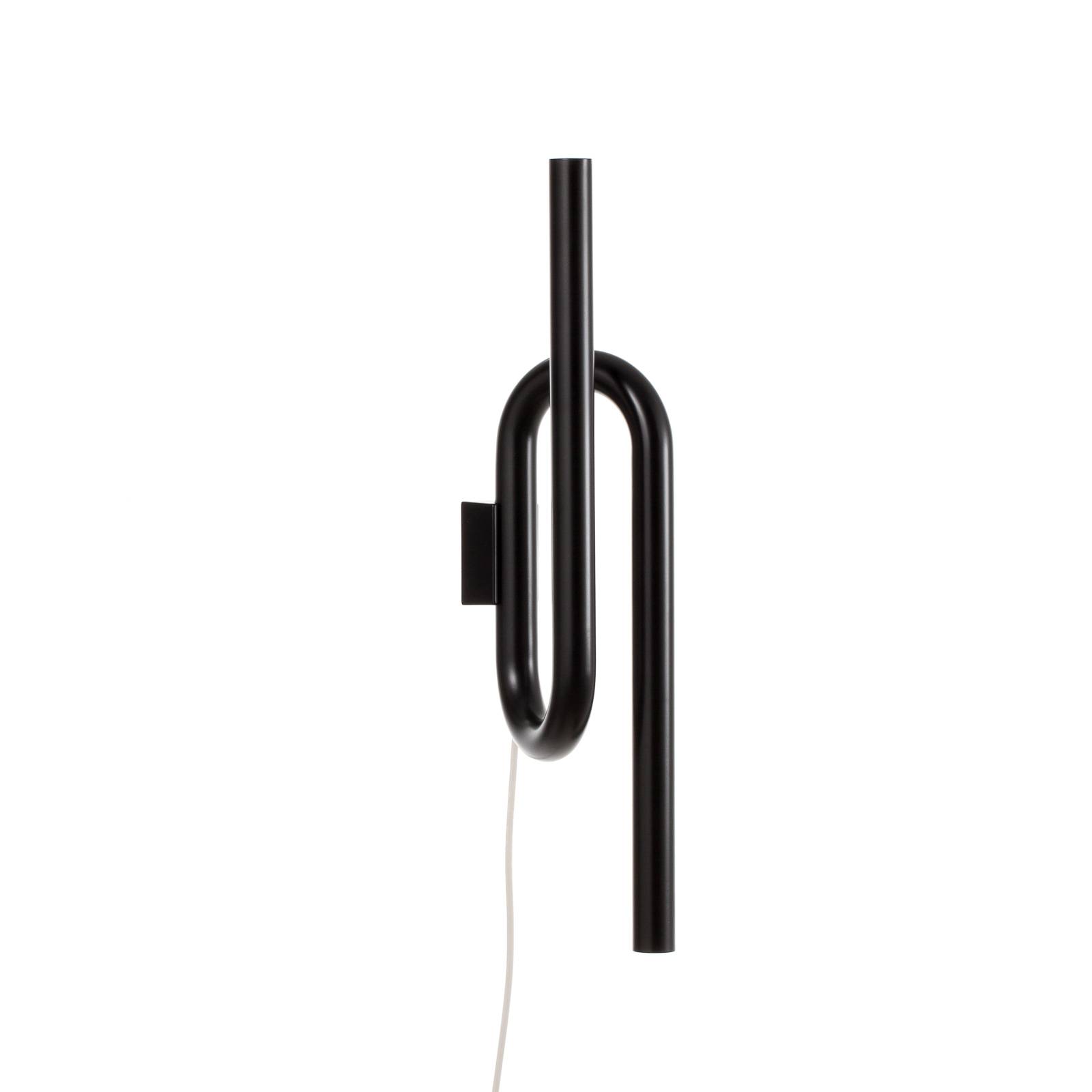 Foscarini Tobia LED-Wandleuchte mit Kabel schwarz günstig online kaufen