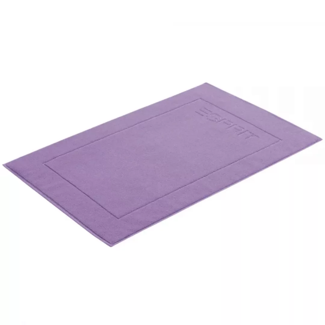 Esprit Badematten Solid - Farbe: Dark lilac - 8380 - 60x90 cm günstig online kaufen