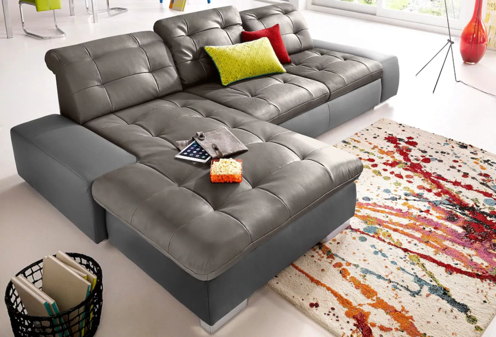 DOMO collection Ecksofa "Star L-Form", wahlweise mit Bettfunktion günstig online kaufen