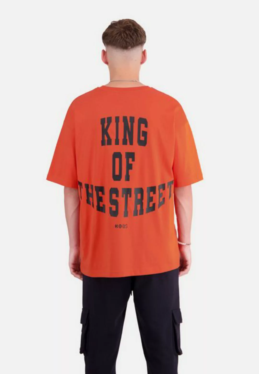 KOQS T-Shirt King of the street Back Print günstig online kaufen