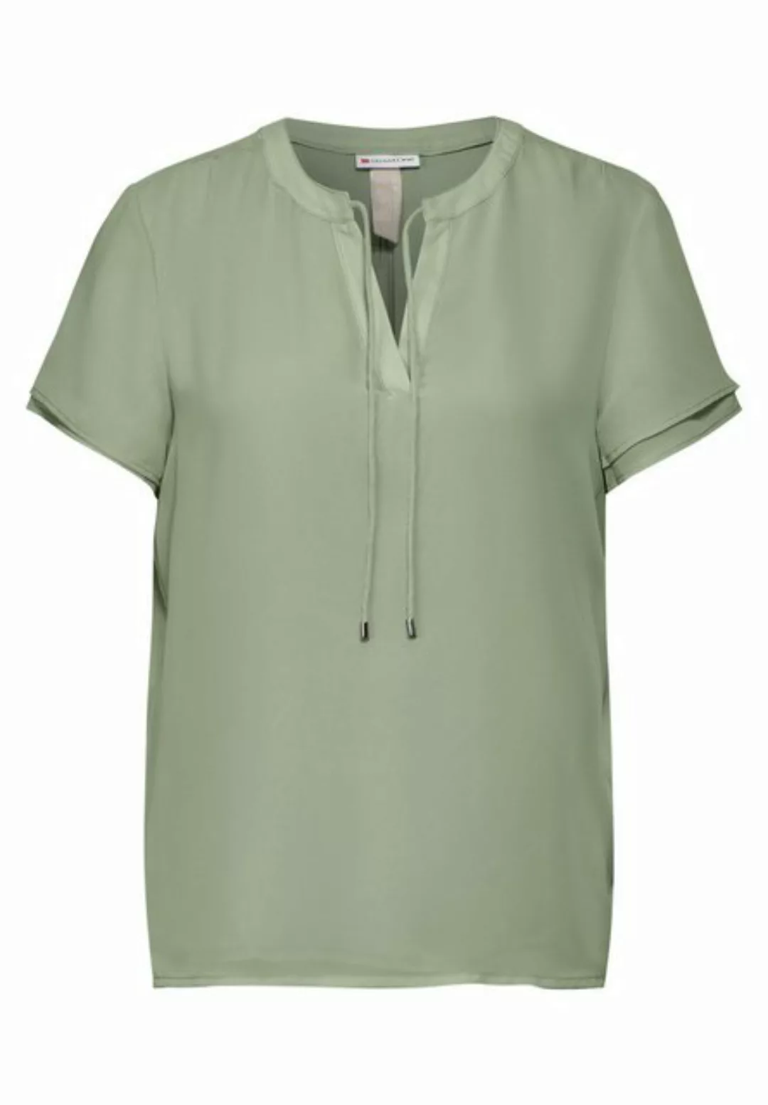 STREET ONE Chiffonbluse in Unifarbe günstig online kaufen