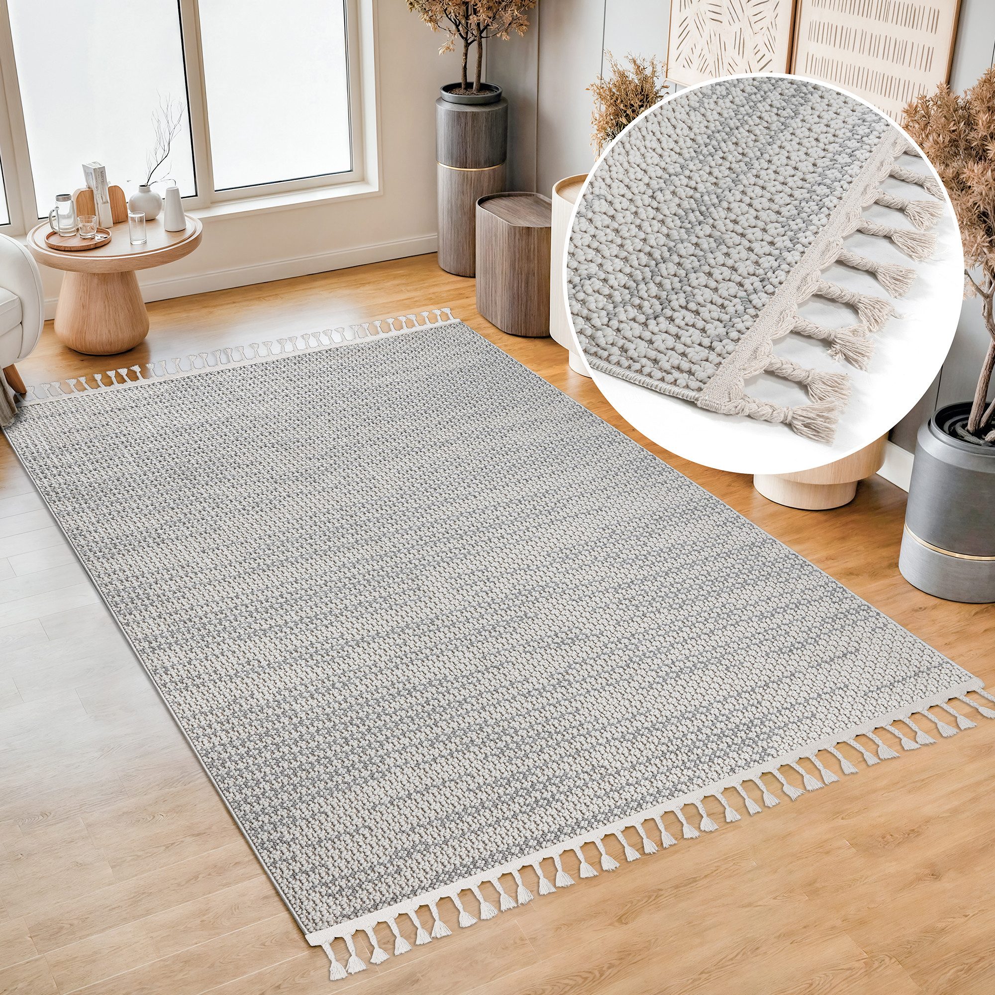 my home Teppich Mads, rechteckig, Höhe: günstig online kaufen