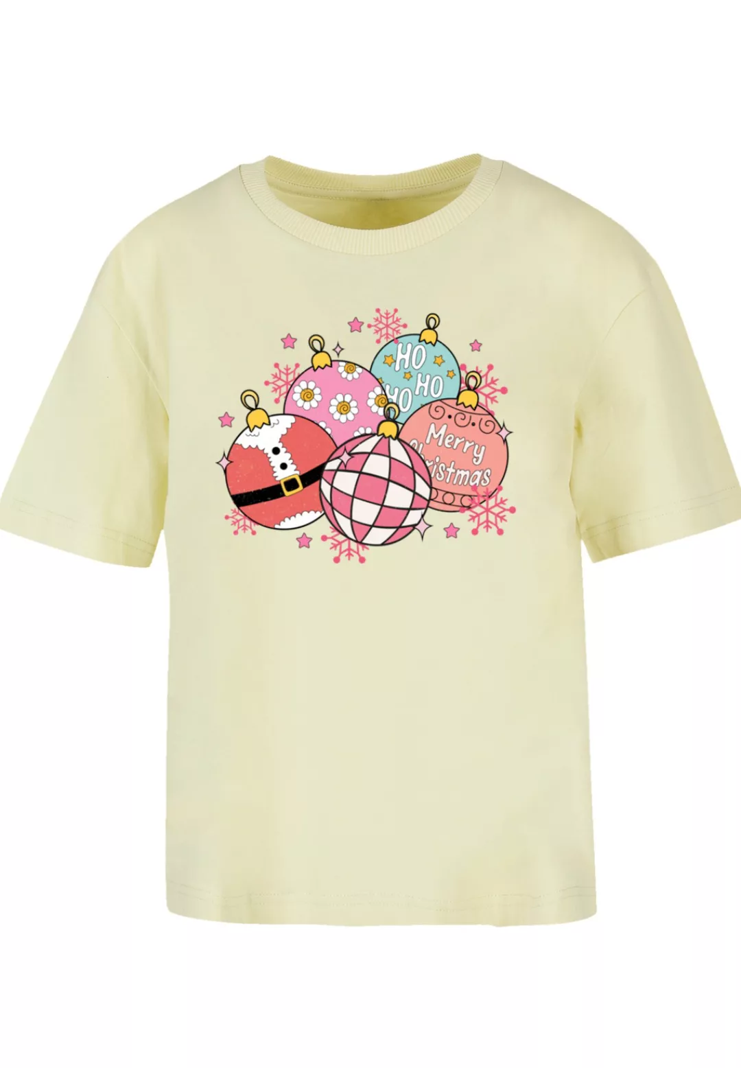 F4NT4STIC T-Shirt "Pink Cute Weihnachten Tree Balls", Premium Qualität, Wei günstig online kaufen