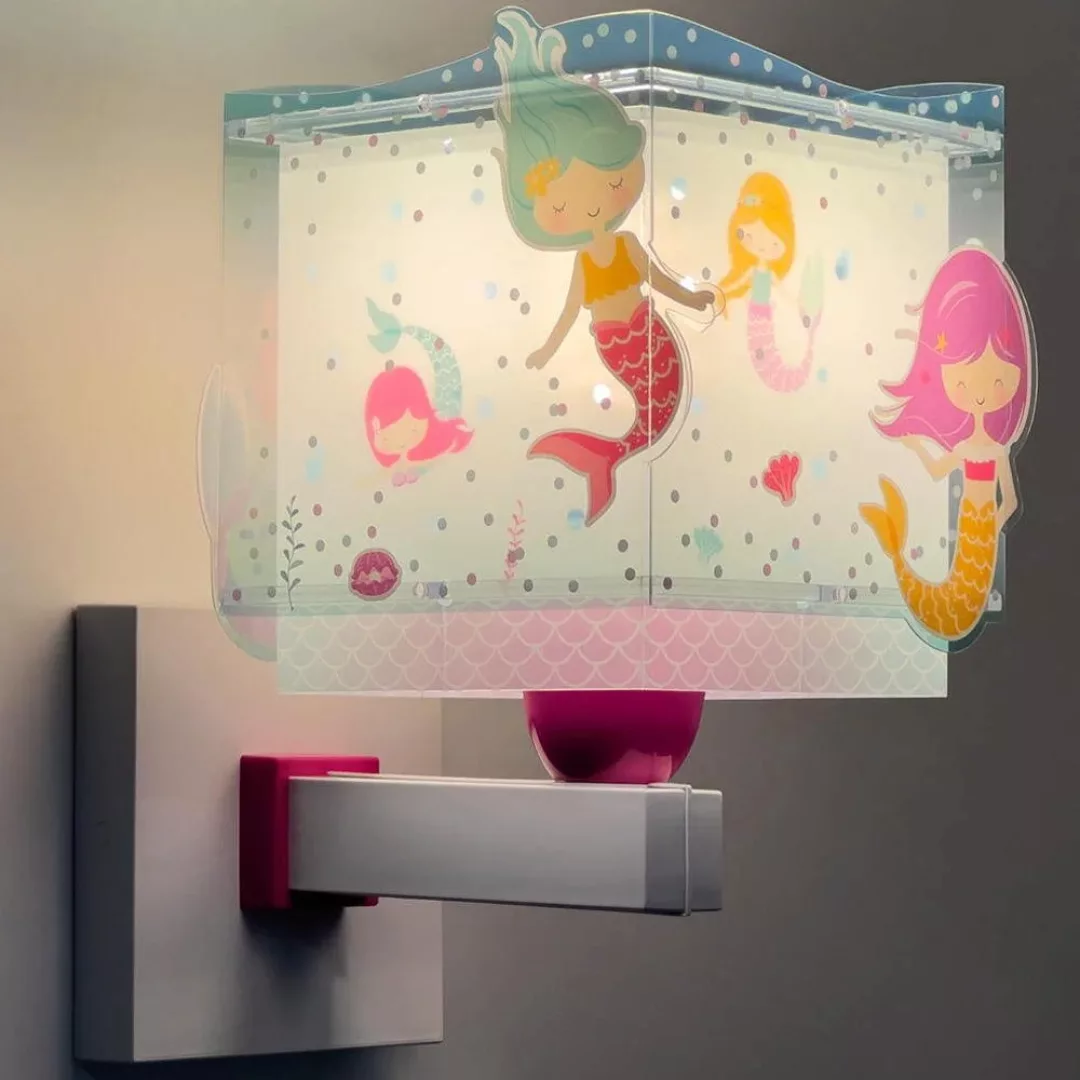 Dalber Mermaids Wandlampe mit Meerjungfrauenmotiv günstig online kaufen