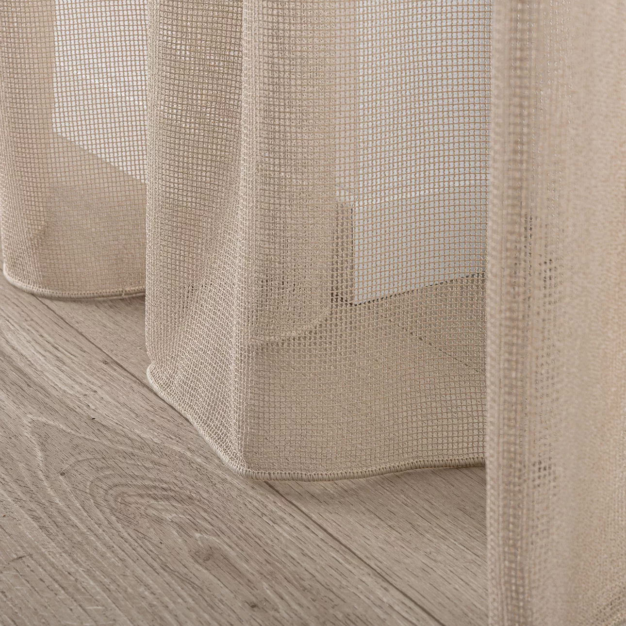 Wellengardine, beige, Voile (185-92) günstig online kaufen