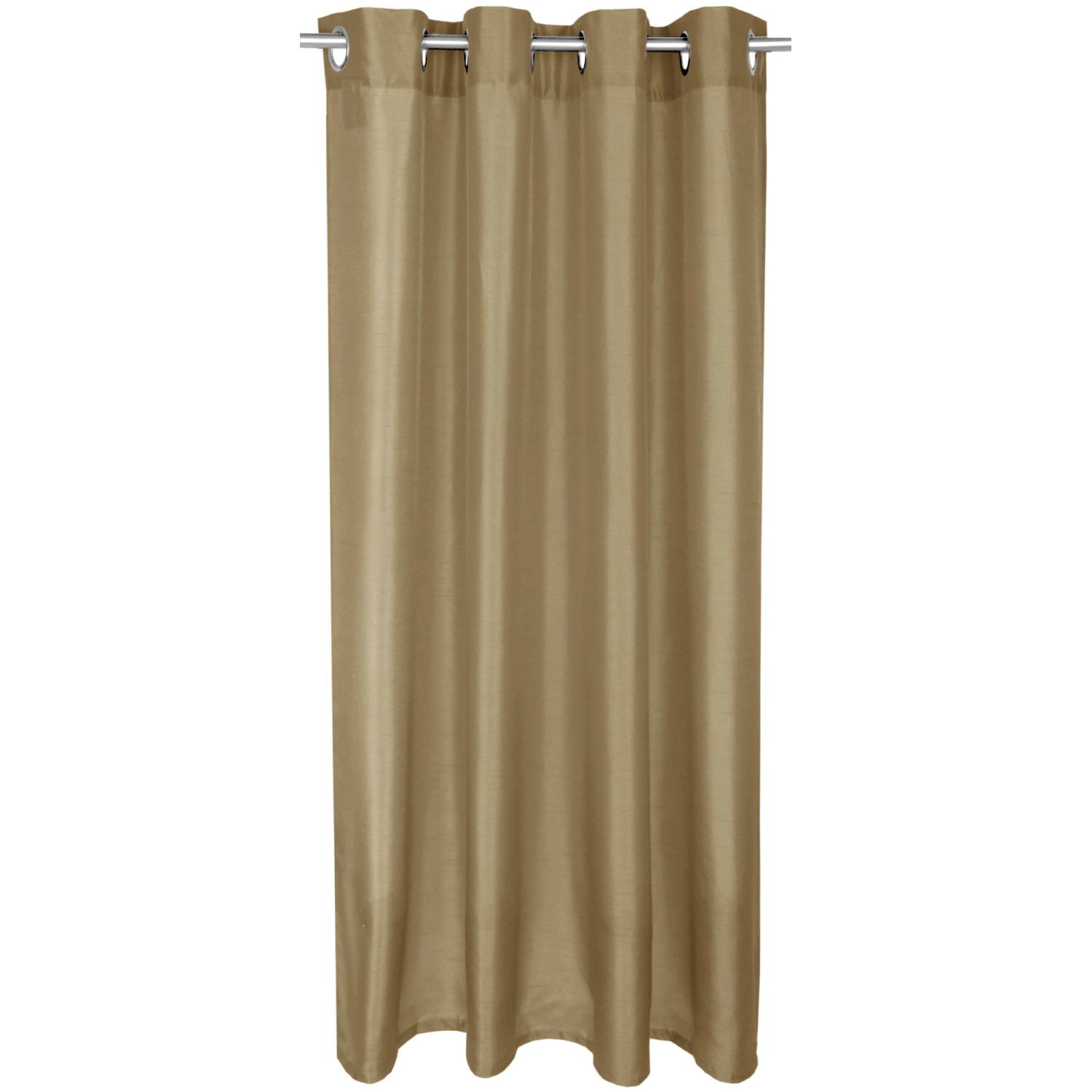 Bestlivings Gardine Blickdicht 140 cm x 175 cm Ösen Taupe Dunkel günstig online kaufen