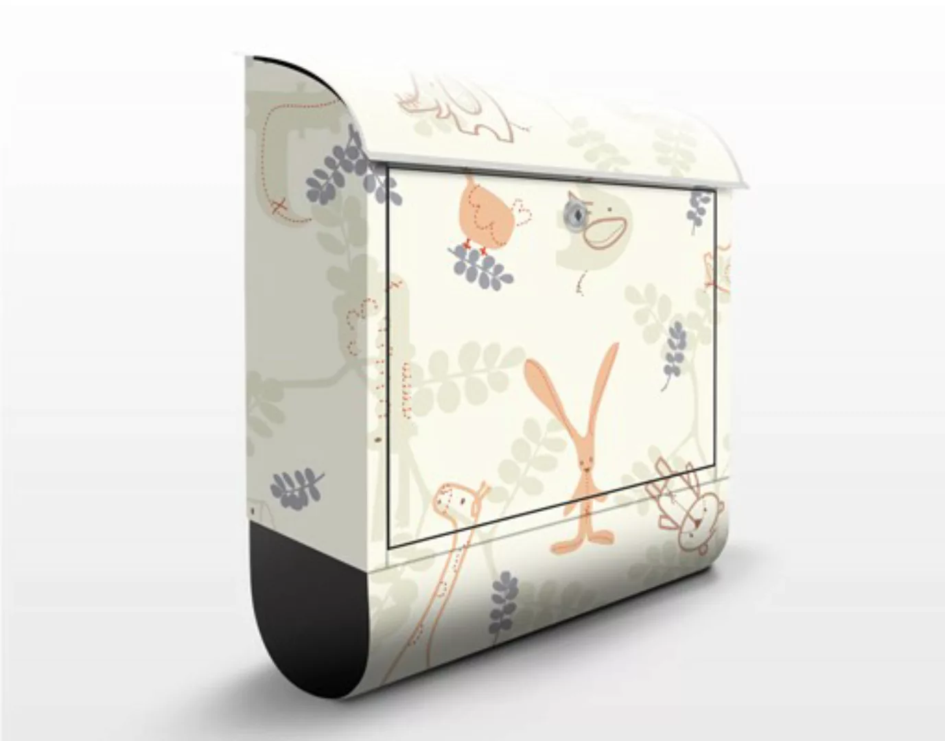 Briefkasten Muster & Textur Pastel Plushies günstig online kaufen