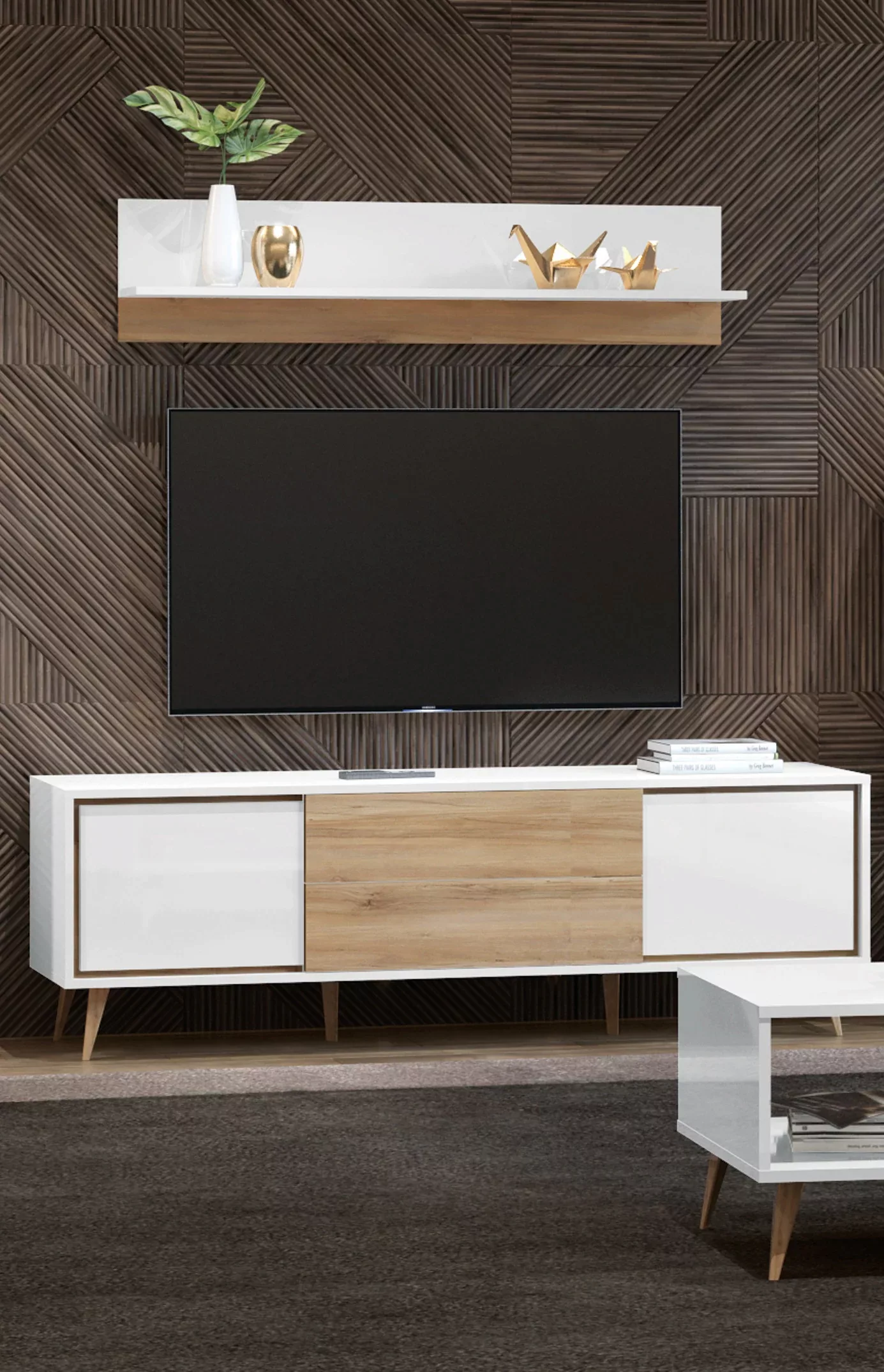 Home affaire TV-Board "Vida", UV lackiert, hochglänzend, Soft-Close und Pus günstig online kaufen
