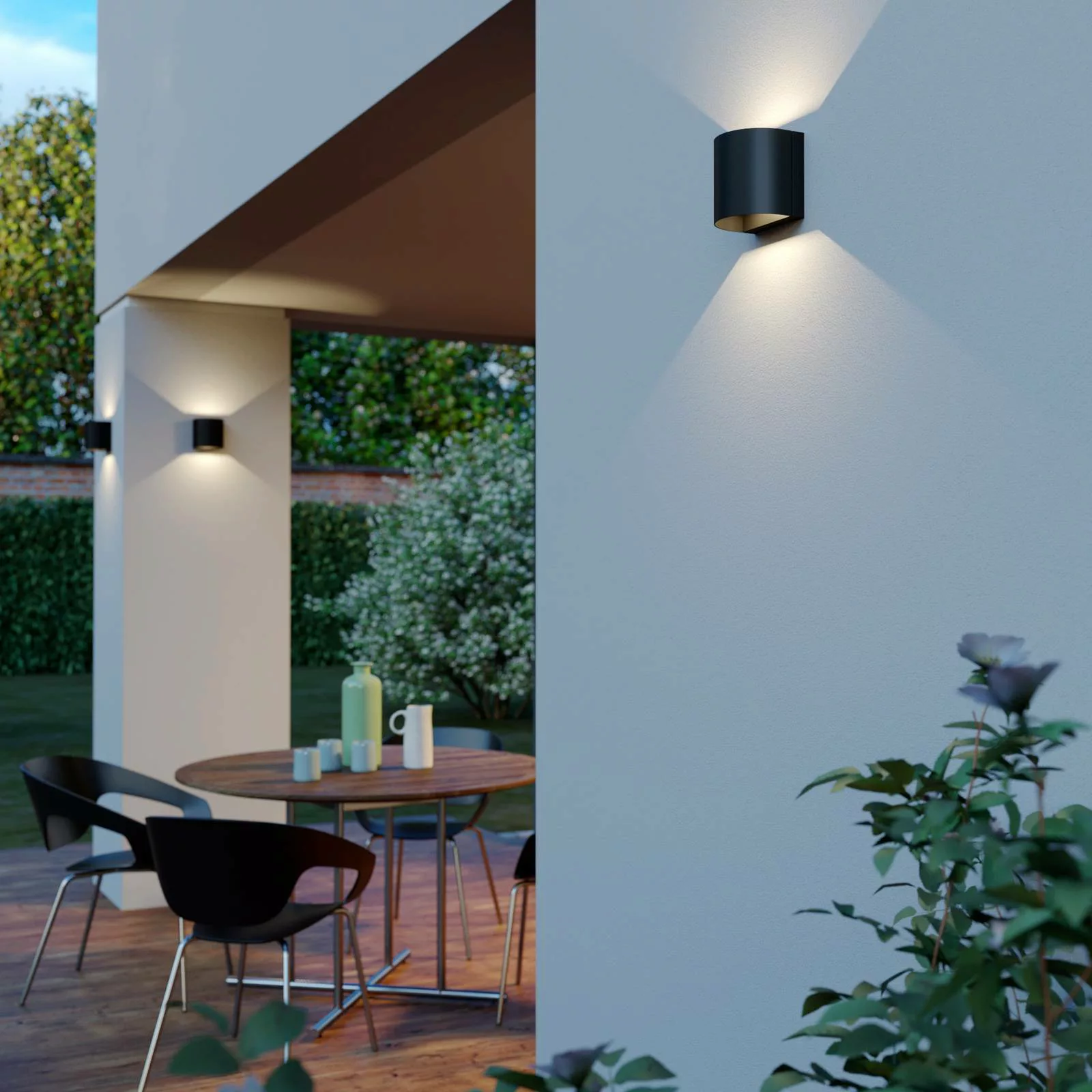 Lindby Gladis LED-Außenwandlampe günstig online kaufen