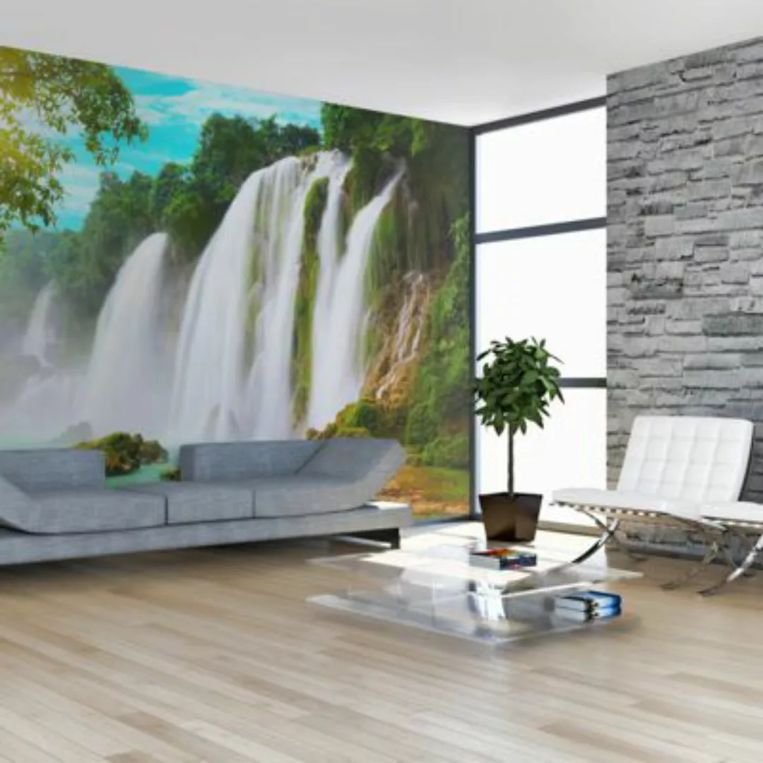 artgeist Fototapete Detian - Wasserfall  (China) mehrfarbig Gr. 450 x 270 günstig online kaufen