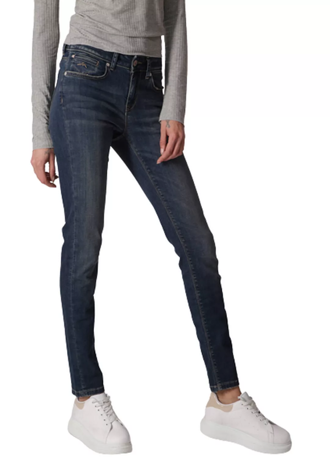 M.O.D. Damen Jeans MONIKA - Slim Fit - Blau - Madison Blue günstig online kaufen