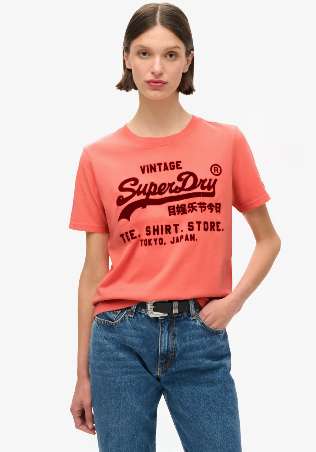 Superdry Print-Shirt "CLASSIC VL GRAPHIC RELAXED TEE" günstig online kaufen